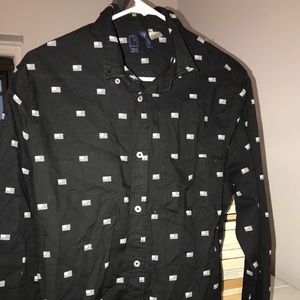Divided by H&M, L/S dress shirt, unique.